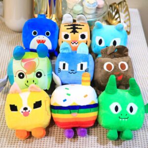 Peluche GAATPOT Pet Simulator X Cat Plushies Big Games Cat Plush Toys Cat  Doll Plushie (Idade Mínima: 1 Ano - 10x10x10cm)