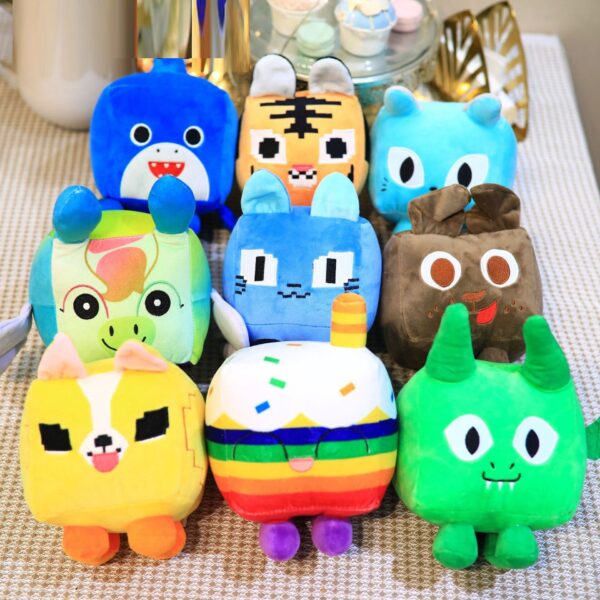 Wholesale 9pcs lot 18cm Cute Animals big games cat plush Toy Pet Simulator X Huge Tiger 1